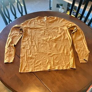 Wool & Prince Men's Long Sleeve Henley Shirt